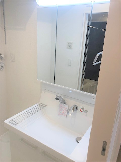 D-roomF.京町の洗面所|コンパクトで使いやすい洗面所