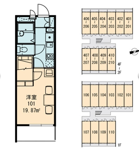 【区画図】 | ソフィア　壱番館