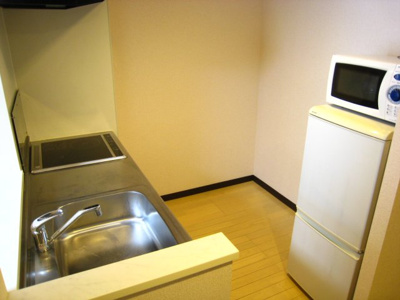 【キッチン】 | ブランドール | 冷蔵庫・電子レンジつき