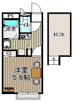 【間取り】 | レオパレス尼崎
