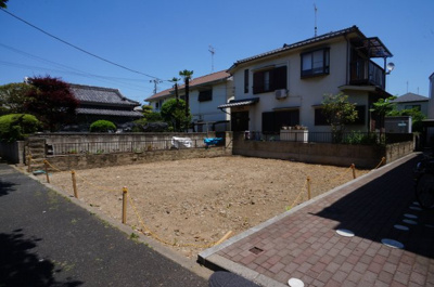 【外観】 | 東小岩1丁目土地 | 97.39㎡(29.46坪登記簿）　前面道路公道幅員約9ｍに接道