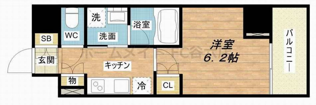 【間取り】 | リーガル南船場Ⅲ
