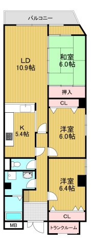 サンロード汐の宮の間取り