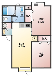 【間取り】 | サンコーポ東台Ⅱ