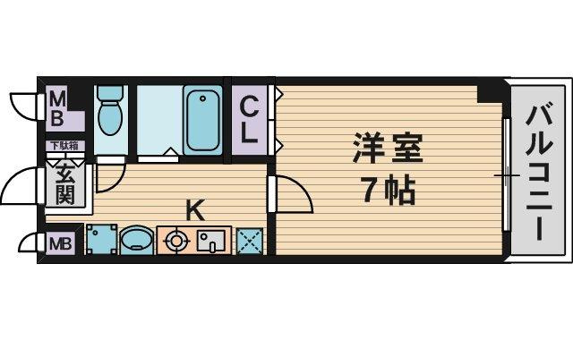 【間取り】 | ラ・フォーレ都島北通