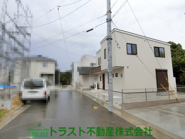 垂水区舞多聞西6丁目　新築戸建　30号地の前面道路含む現地写真