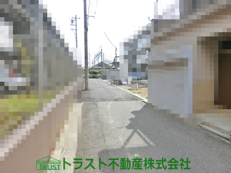 明石市第4藤江　新築戸建の前面道路含む現地写真