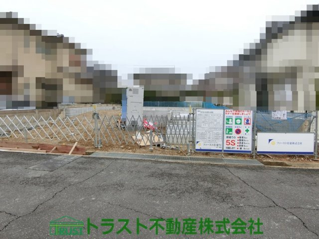 神戸市第4西区樫野台1号地　新築戸建の前面道路含む現地写真