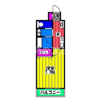 【間取り】 | レブリアント大橋南 | レブリアント大橋南の間取り