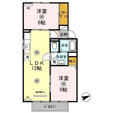ファミールの間取り