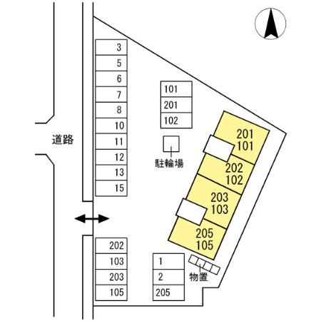 ファミールの区画図