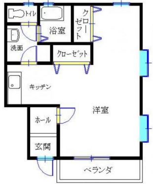 アーバンライフ1番館の間取り
