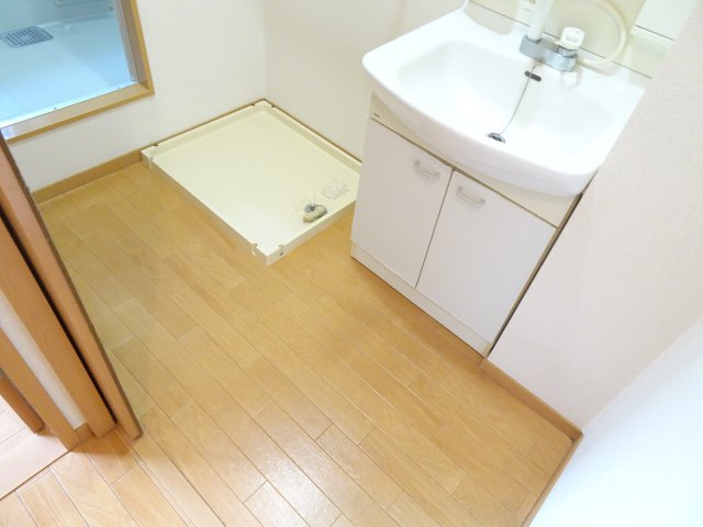 メルベーユ芝原Bの洗面所