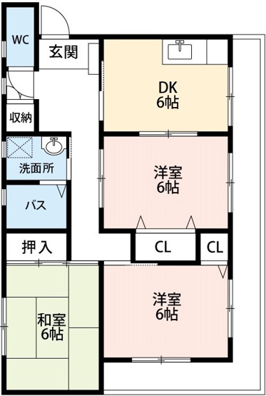 【間取り】 | フレア栗田