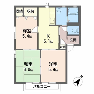 【間取り】 | サンセントラルＤ