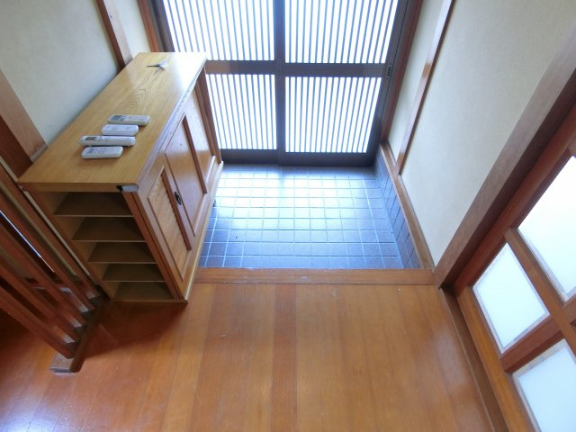 のぞみ野貸家の玄関