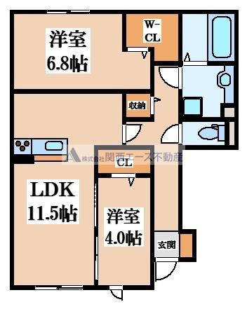 【間取り】 | ロイヤルMaedaⅡ