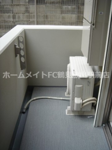 D-room城東のバルコニー