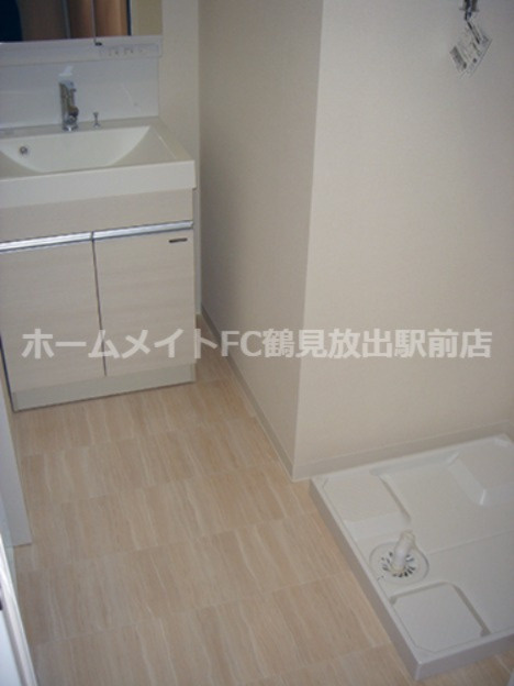 D-room城東の洗面所