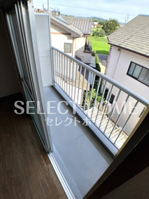 【バルコニー】 | コーポひまわり | 広々としたバルコニーです