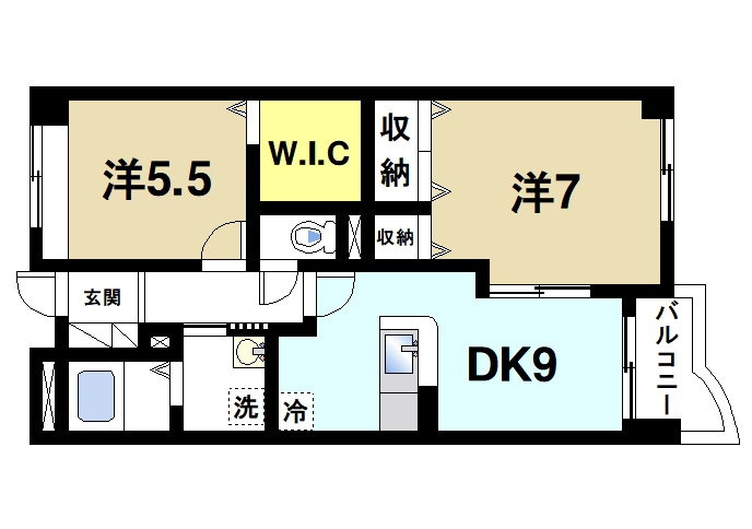 ベル　コリーヌの間取り|ファミリーさんにおススメの間取りです。