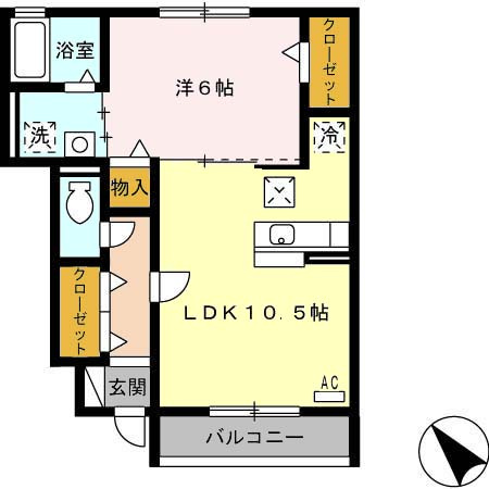 モダンコートT　B棟の間取り