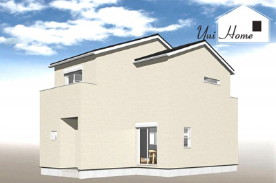 【外観】 | 宇治市小倉町南浦　注文建築　建築条件なし　土地 | 【建物プラン】《延床面積：91.50㎡》1F：49.27㎡　2F：42.23㎡《建物価格：1690万円》※外構費等は別途要