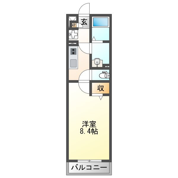 ラパンジール加島の間取り