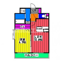 【間取り】 | ル・プランタン博多の間取り