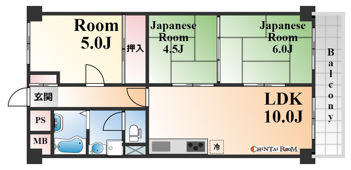 ライオンズマンション神戸本山の間取り