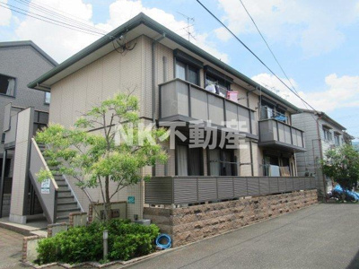 【外観】 | ドゥ・リュエルB（河内花園賃貸） | 外観も気になるポイント