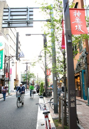 フィース神楽坂の周辺|神楽坂商店街