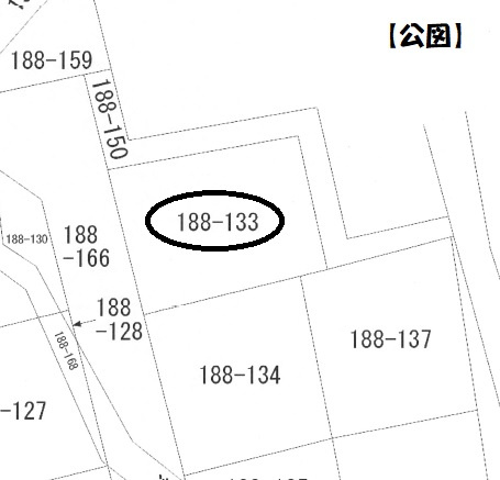 【土地図】 | 鹿沼市下武子町（ゆうタウン鹿沼府所）売地 | 公図