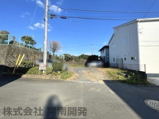 鹿沼市下武子町（ゆうタウン鹿沼府所）売地の外観|真正面（敷地西側）から撮影