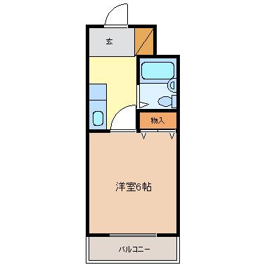 【間取り】 | キングコーポ堂山
