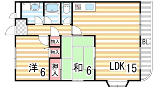 【間取り】 | サンシャインミフネⅠ