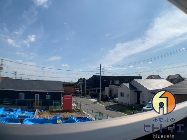 筑後市和泉建売り戸建の展望|屋根付きのバルコニーです！