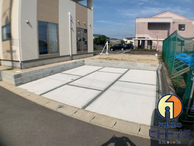 筑後市和泉建売り戸建の駐車場|駐車場があるので、車を買う予定の方も安心です