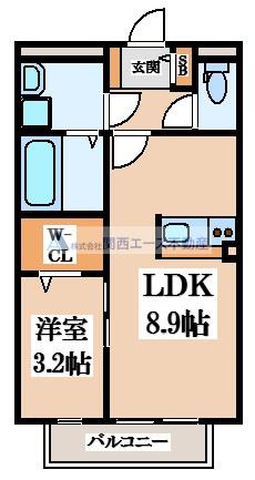 【間取り】 | グレイス奥林Ａ