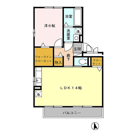 セルブランドS棟の間取り
