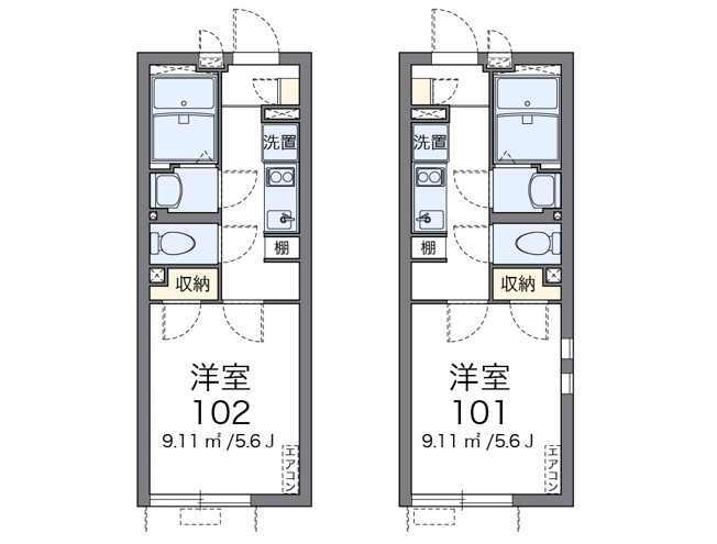 【間取り】 | クレイノポラリスⅡ