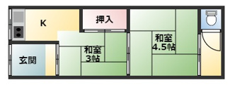 【間取り】 | オレンジハウス