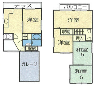 和歌山市田尻・中古戸建・54122の間取り