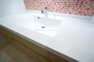 【独立洗面台】 | アルビオ・ガーデン手稲駅前 | ※写真は同建物・他タイプ。