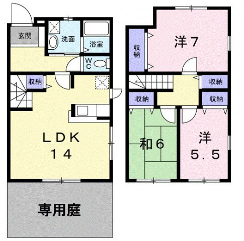 オリエンスAの間取り