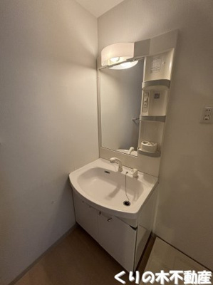 【洗面所】 | フィネス河南 | 使いやすい洗面所です