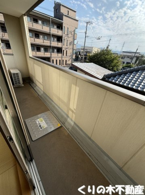 【バルコニー】 | フィネス河南 | 開放的で明るい空間を演出してくれるバルコニーです