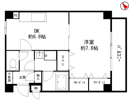 サイレンスIの間取り