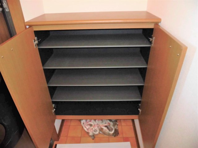 セジュール直江Bの玄関