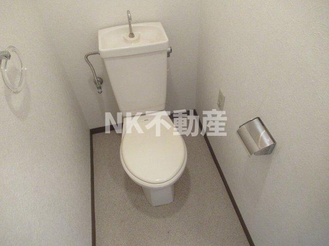 【トイレ】 | コーポおくだ（八戸ノ里賃貸） | ゆったりとした空間のトイレです